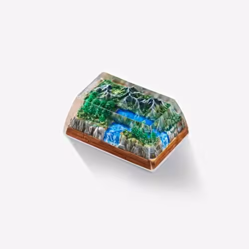 born of forest listens custom keycaps 0052