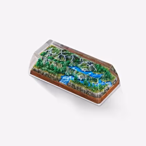 born of forest listens custom keycaps 0057