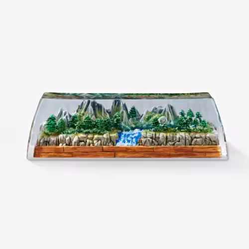 born of forest listens custom keycaps 0060