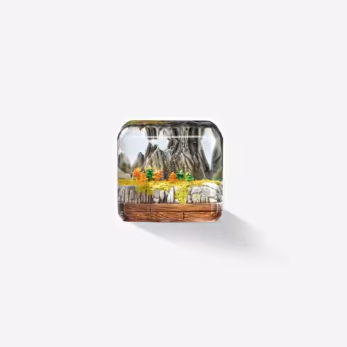 born of forest listens custom keycaps 0067