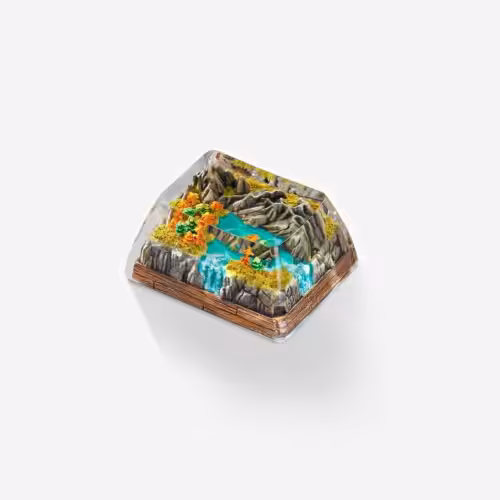 born of forest listens custom keycaps 0068