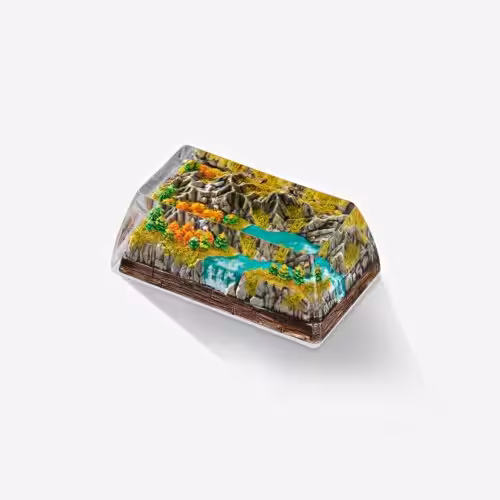 born of forest listens custom keycaps 0072