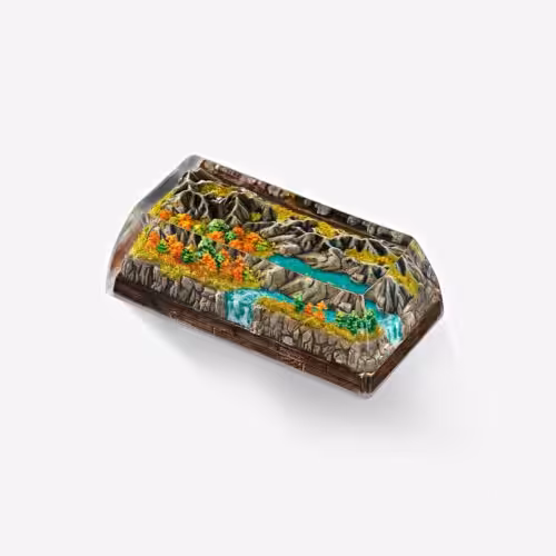 born of forest listens custom keycaps 0074