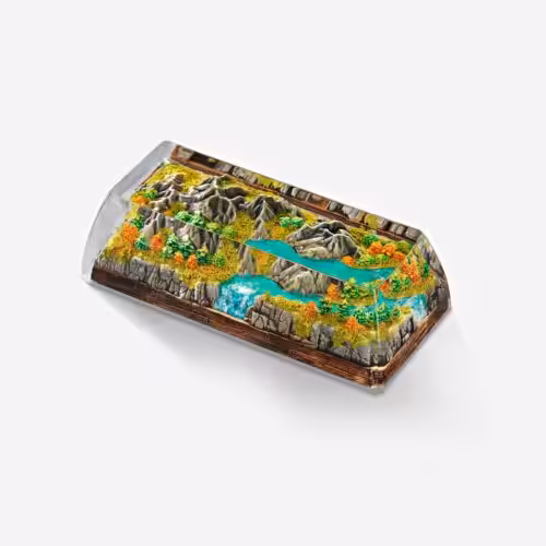 born of forest listens custom keycaps 0076