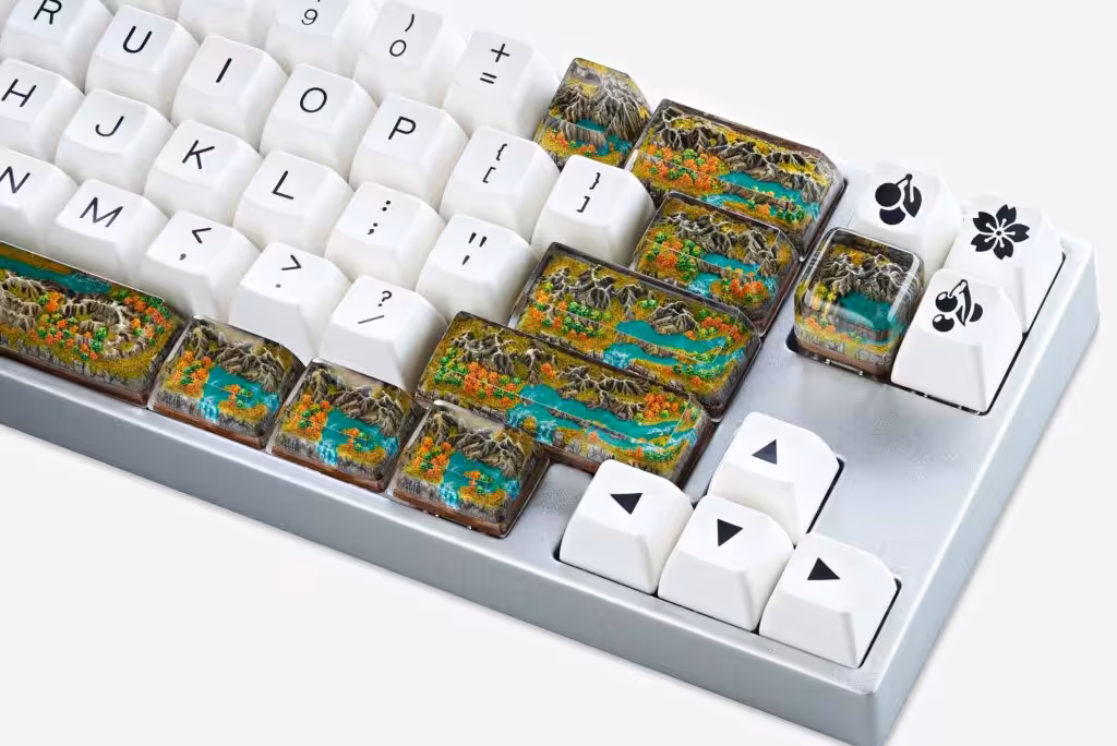 born of forest listens custom keycaps 0102