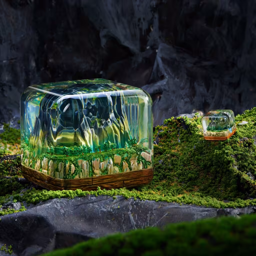 born of forest listens custom keycaps 098