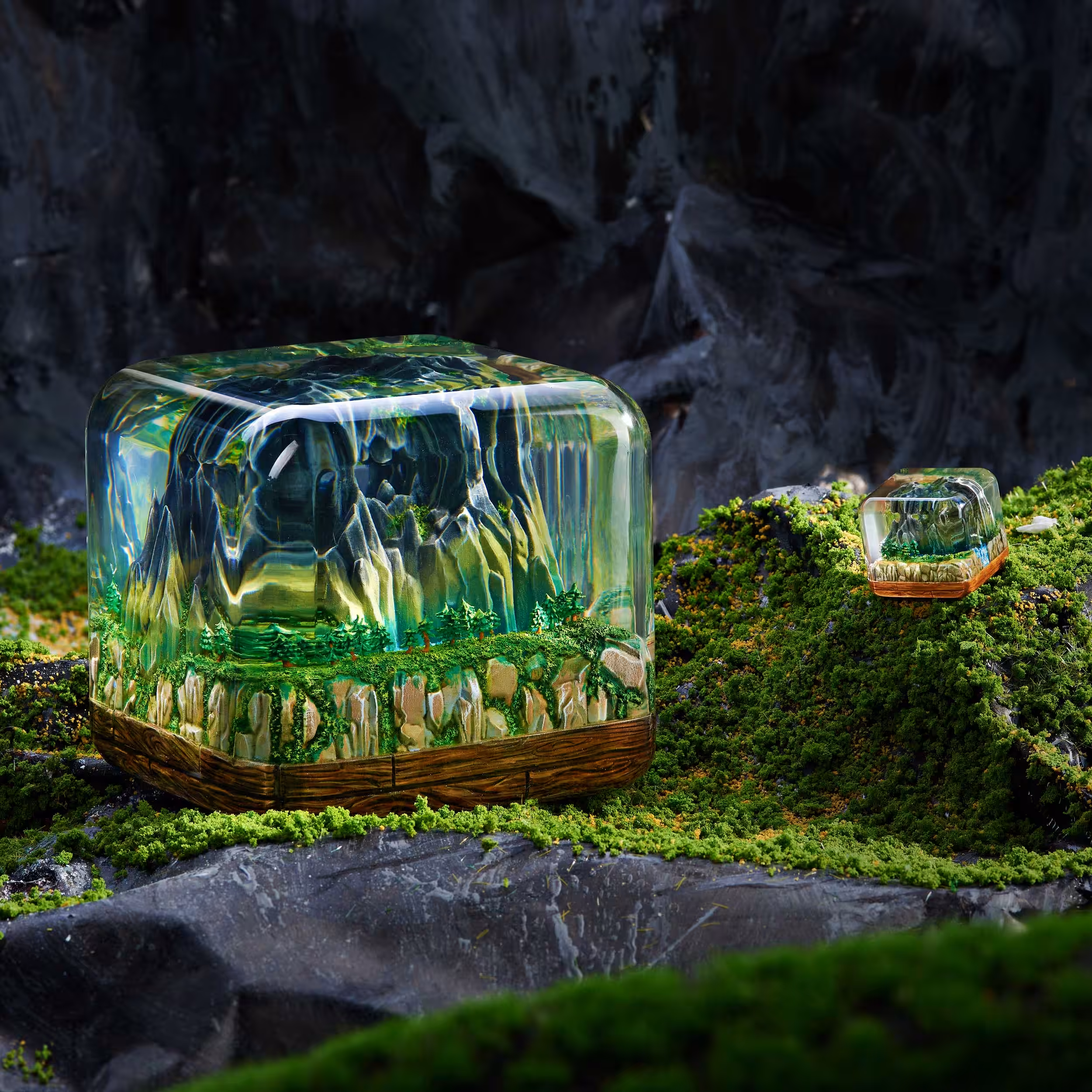 born of forest listens custom keycaps 098