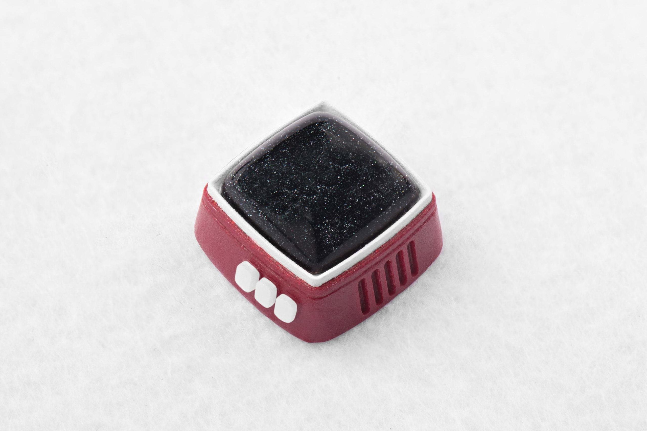 RetroTV series – Fly to the moon artisan keycap - Image 8