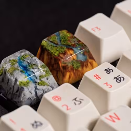 Shangri La Flows artisan keycap series