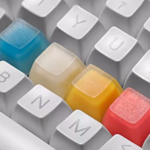 Jelly Hazard V2.0 – Neon artisan keycap