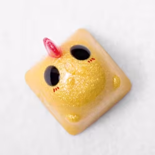 Golden Rooster Emblem artisan keycap