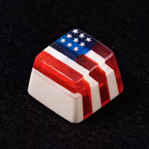 USA Flag artisan keycap