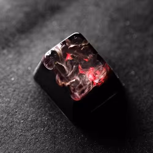 Trass & Lava artisan keycaps