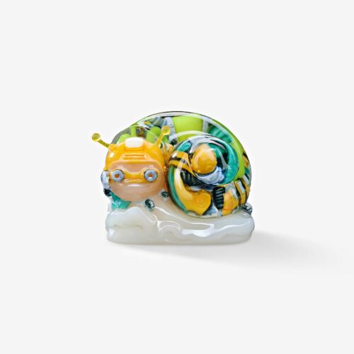 cyborg snail custom keycaps 060