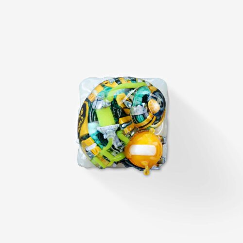 cyborg snail custom keycaps 062