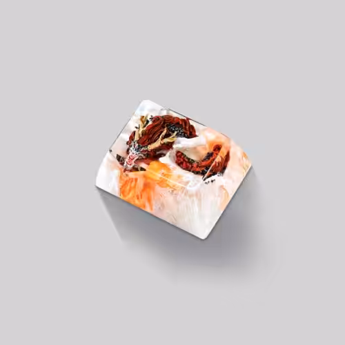 dragon artisan keycaps 088