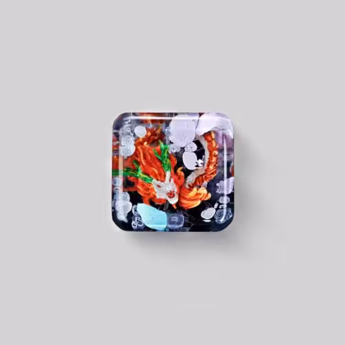 dragon artisan keycaps 113