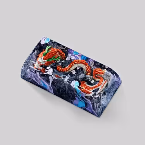 dragon artisan keycaps 124