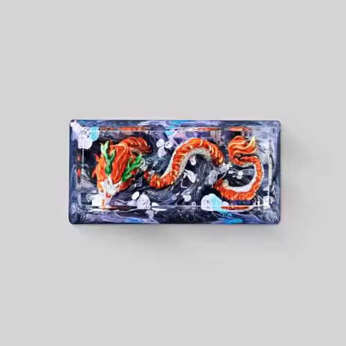 dragon artisan keycaps 125