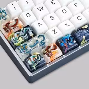 dragon artisan keycaps 150