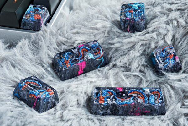 dragon artisan keycaps 156