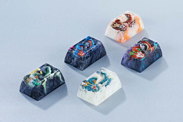 dragon artisan keycaps 160