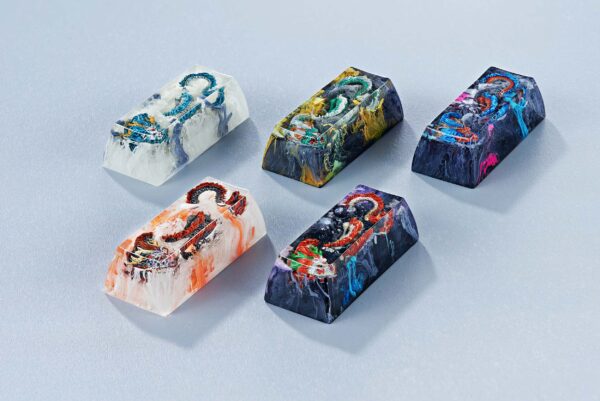 dragon artisan keycaps 163