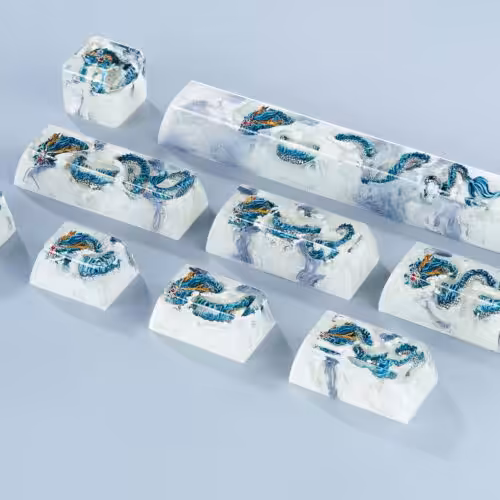 dragon artisan keycaps 171