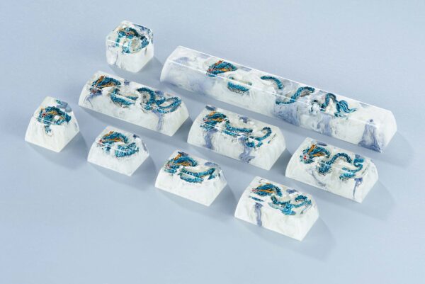 dragon artisan keycaps 171