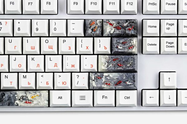 Koi Fish Custom Keycaps (11)