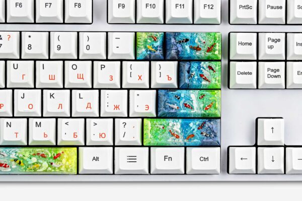 Koi Fish Custom Keycaps (13)