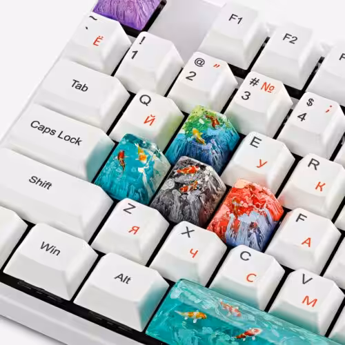 Koi Fish Custom Keycaps (22)