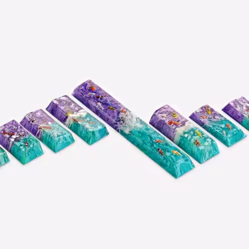 Koi Fish Custom Keycaps (28)