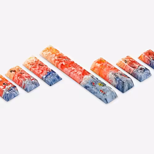 Koi Fish Custom Keycaps (31)