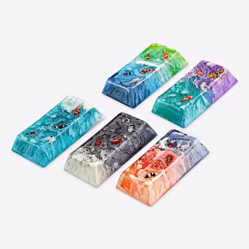 Koi Fish Custom Keycaps (34)