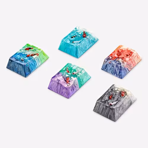 Koi Fish Custom Keycaps (36)