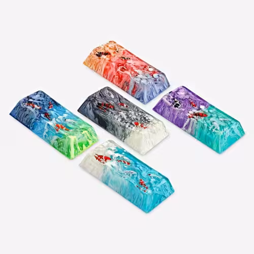 Koi Fish Custom Keycaps (40)