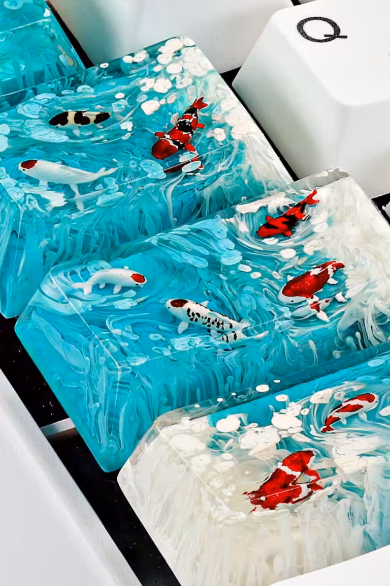 Koi Fish Keycaps 3