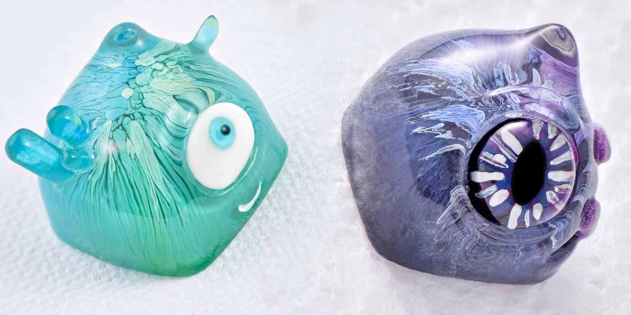 Poring Ghoul artisan keycaps by Jelly Key